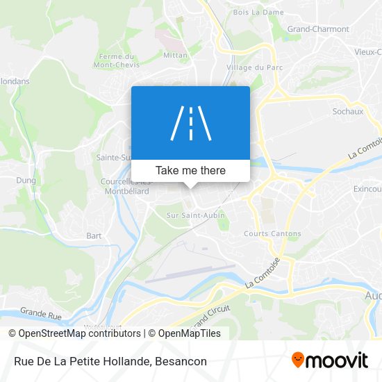 Rue De La Petite Hollande map