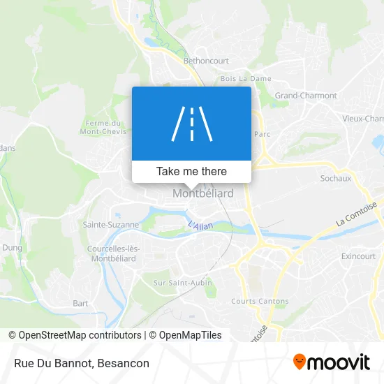 Rue Du Bannot map