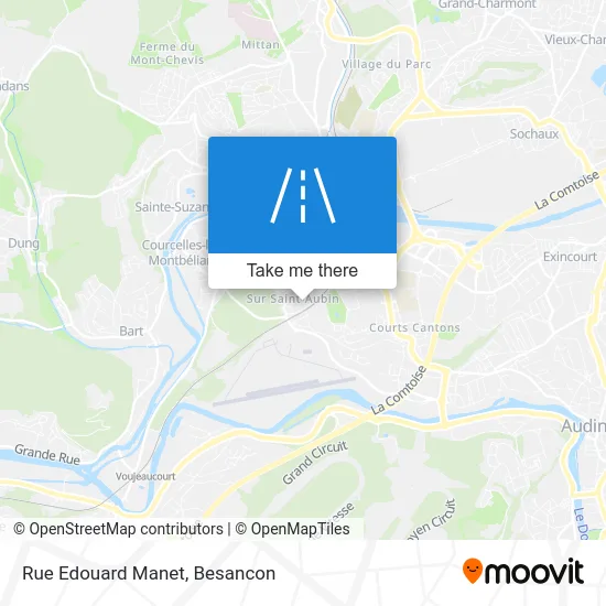 Rue Edouard Manet map