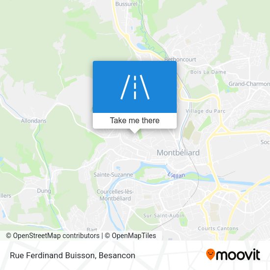 Rue Ferdinand Buisson map