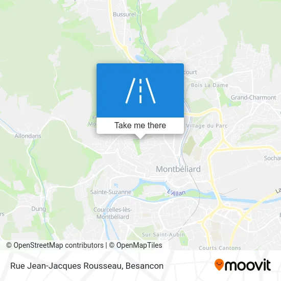 Rue Jean-Jacques Rousseau map