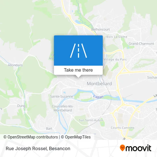 Rue Joseph Rossel map