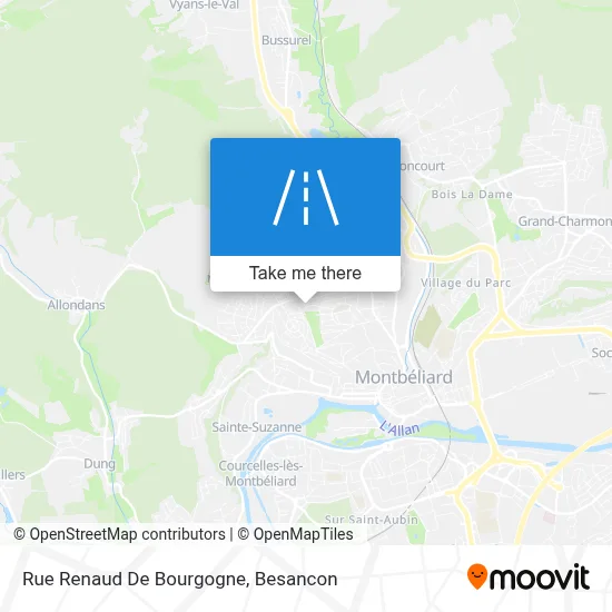 Rue Renaud De Bourgogne map