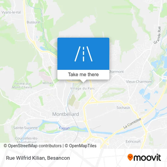 Rue Wilfrid Kilian map