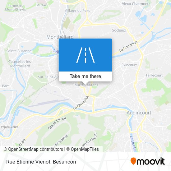 Rue Étienne Vienot map