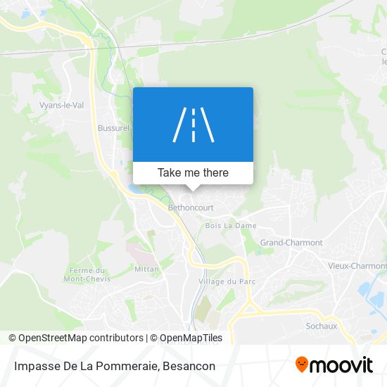 Mapa Impasse De La Pommeraie