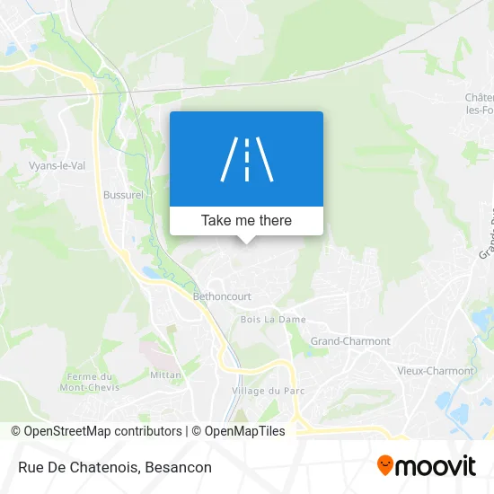 Rue De Chatenois map