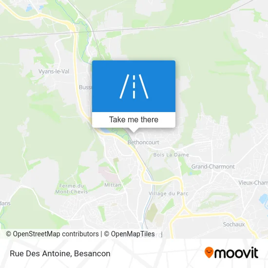 Rue Des Antoine map