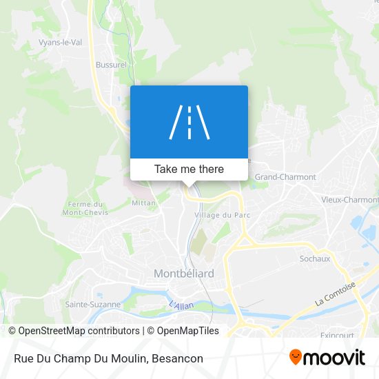 Rue Du Champ Du Moulin map