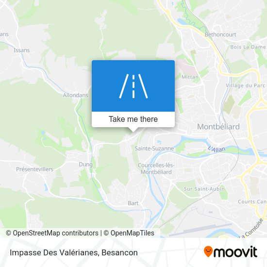 Impasse Des Valérianes map