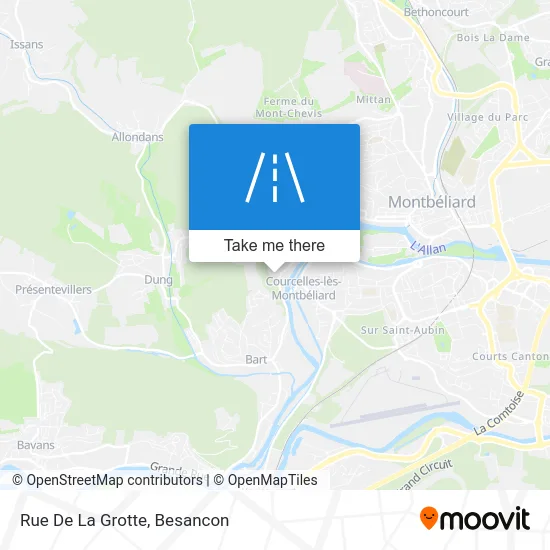 Rue De La Grotte map