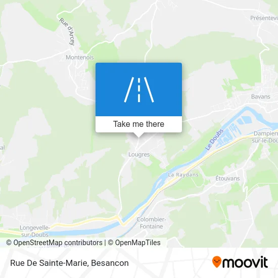 Rue De Sainte-Marie map