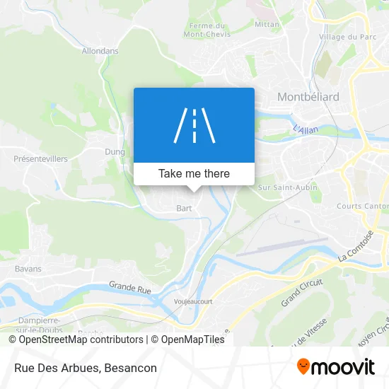 Rue Des Arbues map