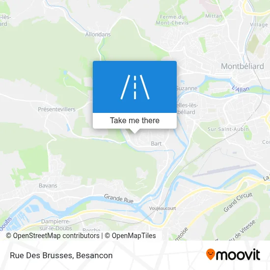 Rue Des Brusses map