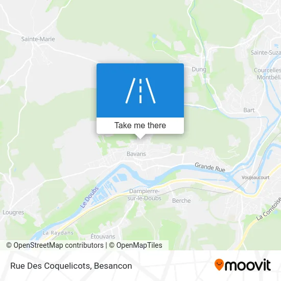 Rue Des Coquelicots map