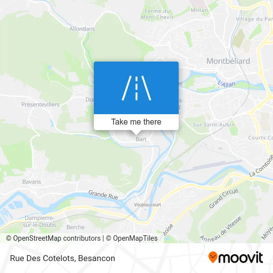 Rue Des Cotelots map