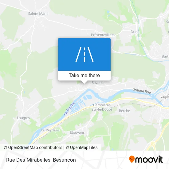 Rue Des Mirabelles map