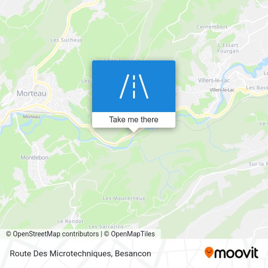 Route Des Microtechniques map