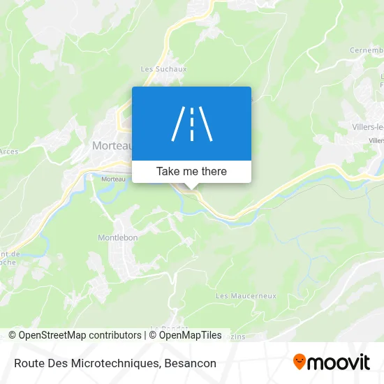 Route Des Microtechniques map