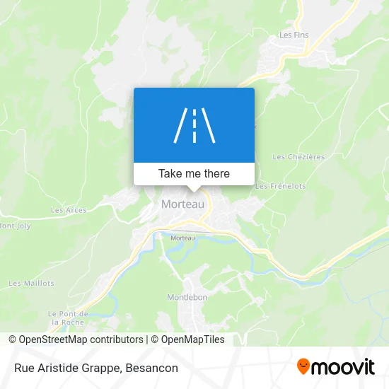 Rue Aristide Grappe map