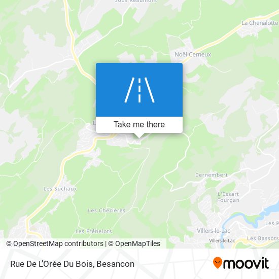 Rue De L'Orée Du Bois map