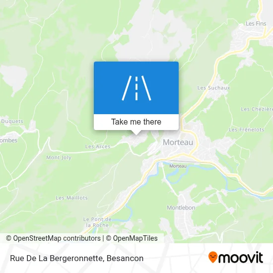 Rue De La Bergeronnette map