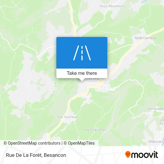 Rue De La Forêt map