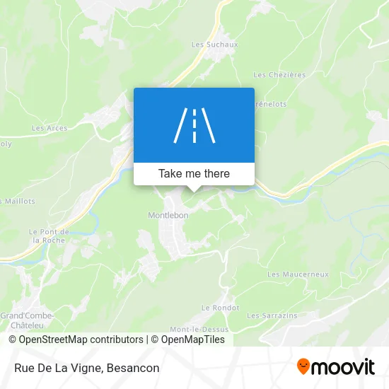 Rue De La Vigne map
