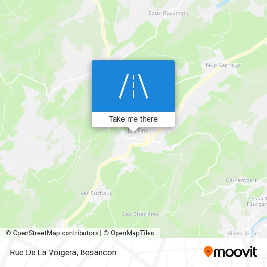 Rue De La Voigera map