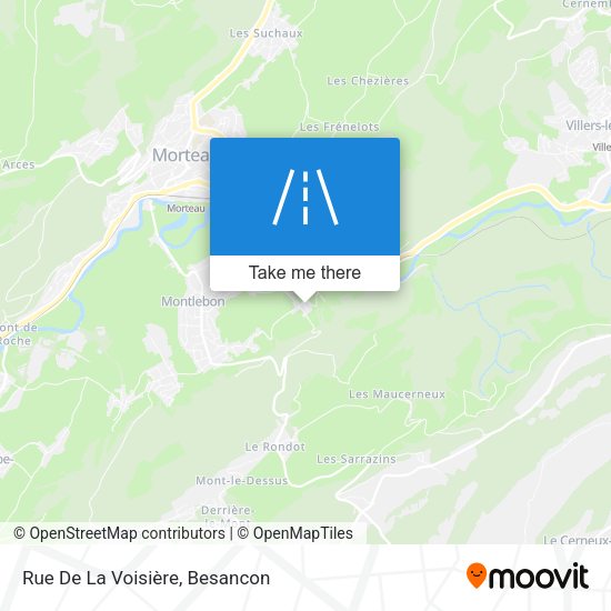 Rue De La Voisière map