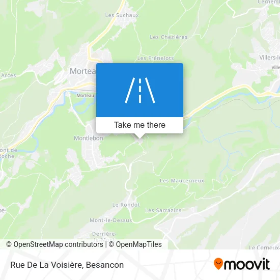 Rue De La Voisière map