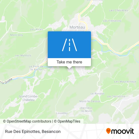 Rue Des Epinottes map