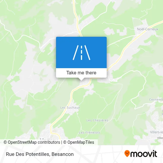 Rue Des Potentilles map