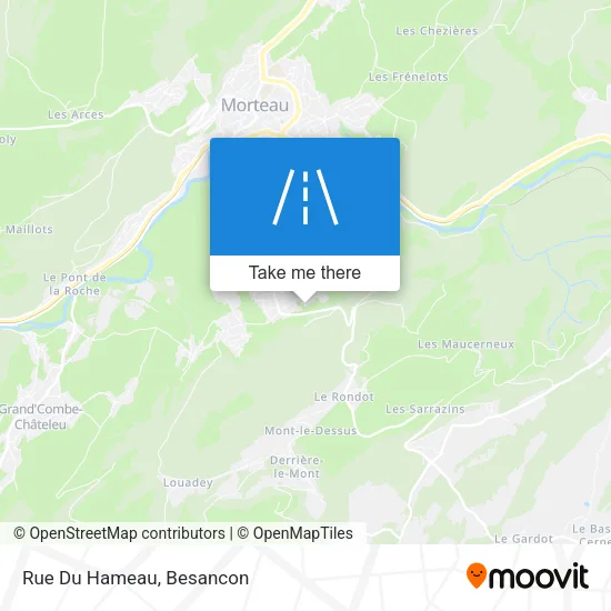 Rue Du Hameau map