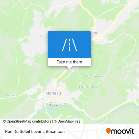 Rue Du Soleil Levant map