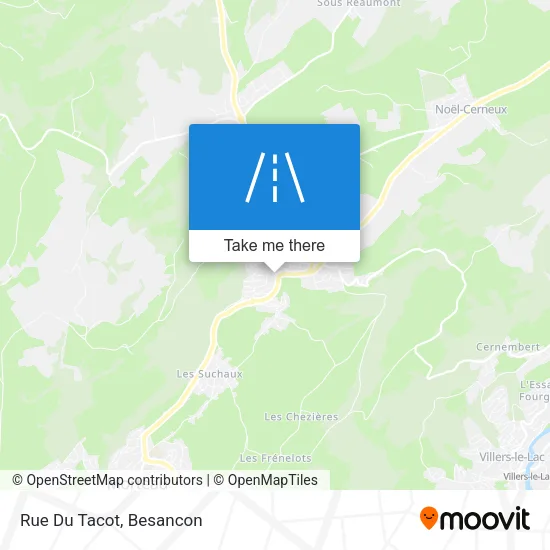 Rue Du Tacot map