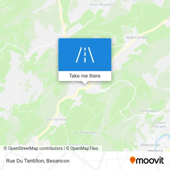 Rue Du Tantillon map