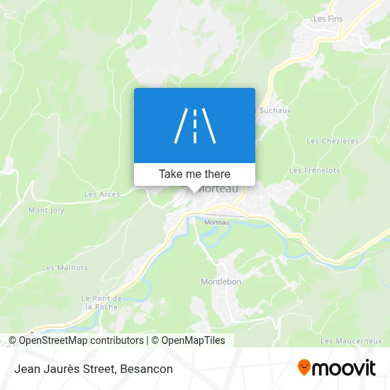 Rue Jean Jaurès map