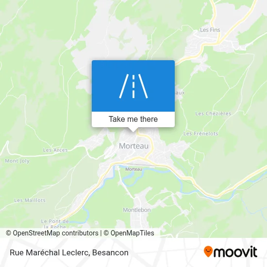 Rue Maréchal Leclerc map