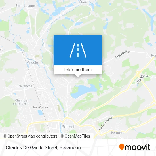 Rue Charles De Gaulle map