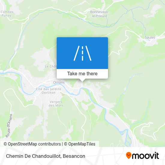 Chemin De Chandouillot map