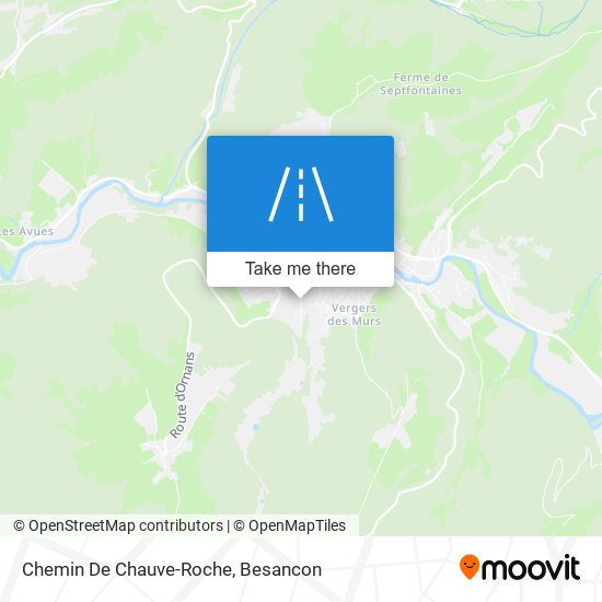 Mapa Chemin De Chauve-Roche