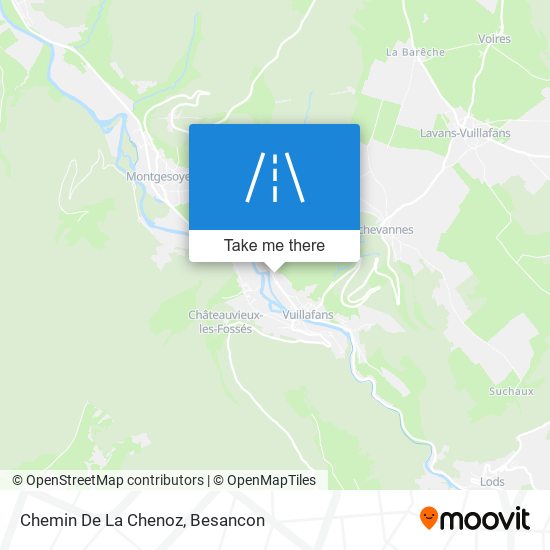 Chemin De La Chenoz map