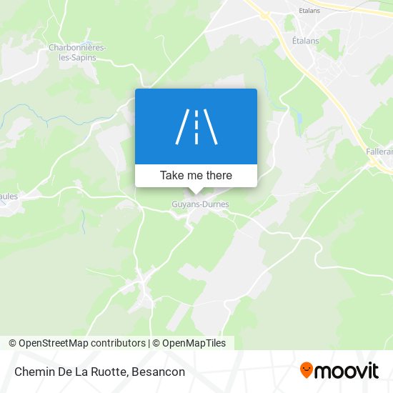 Chemin De La Ruotte map