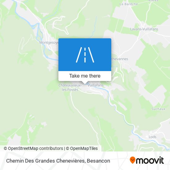 Mapa Chemin Des Grandes Chenevières