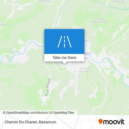 Chemin Du Chanet map