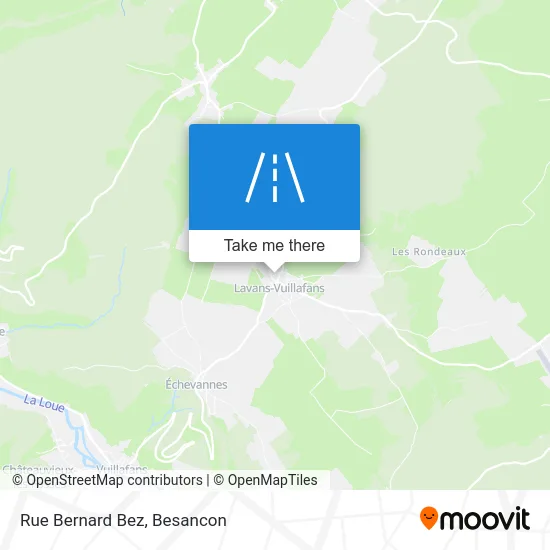 Rue Bernard Bez map