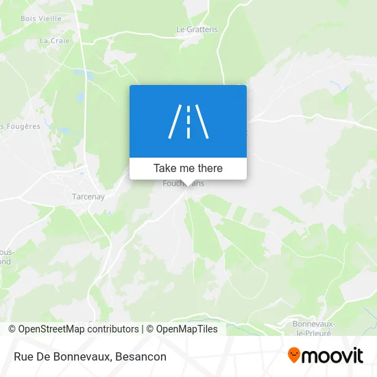 Rue De Bonnevaux map