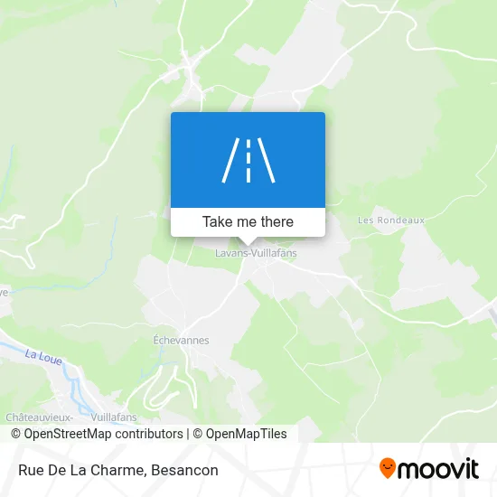 Rue De La Charme map