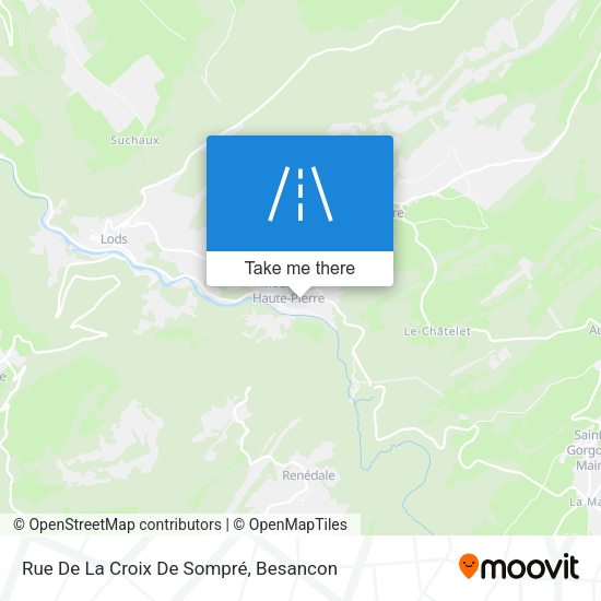 Rue De La Croix De Sompré map